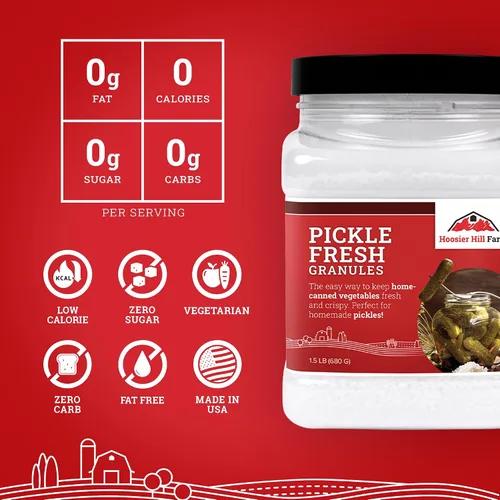 Miniatura 4 de Hoosier Hill Farm Gránulos Pickle Fresh, tarro de 1.5 libras