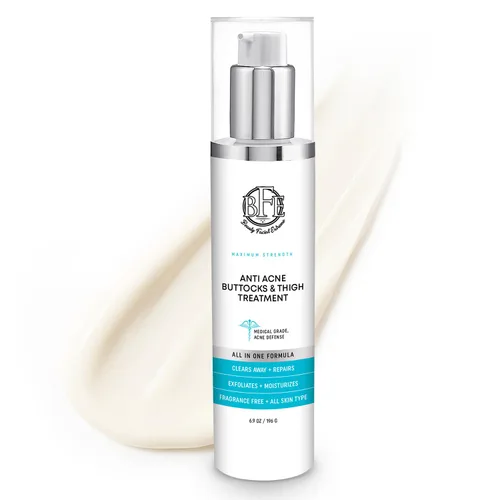 Crema para el tratamiento del acné en los glúteos, brotes claros, espinillas, manchas oscuras y pelos encarnados para glúteos y muslos, suaviza la