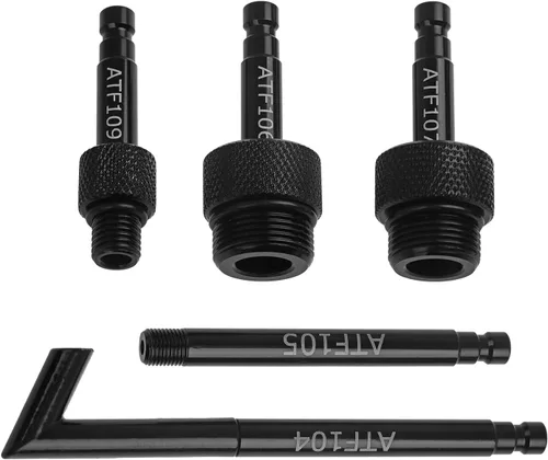 5 piezas de adaptadores de llenado ATF, adaptador de llenado de aceite de transmisión automática compatible con VW Audi 09G 01J CVT DSG y