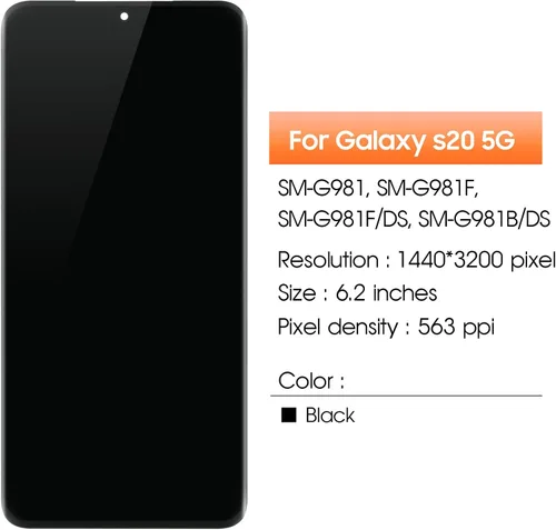 Miniatura 2 de Pantalla original para Samsung Galaxy S20 Reemplazo de pantalla LCD Samsung S20 5G SM-G980, SM-G980F, SM-G981 pantalla táctil digitalizador Asamblea