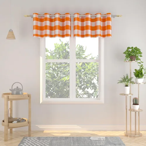 Miniatura 115 de Cortinas de 24 pulgadas de largo con diseño Buffalo Check Gingham Plaid para ventanas de cocina y baño, tratamiento para ventanas con 2 paneles