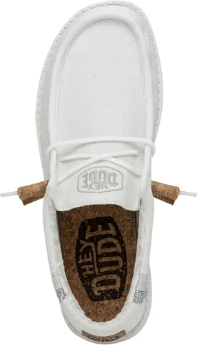 Miniatura 2 de Hey Dude Wally Linen - Mocasines para hombre, cómodos y ligeros, sin cordones
