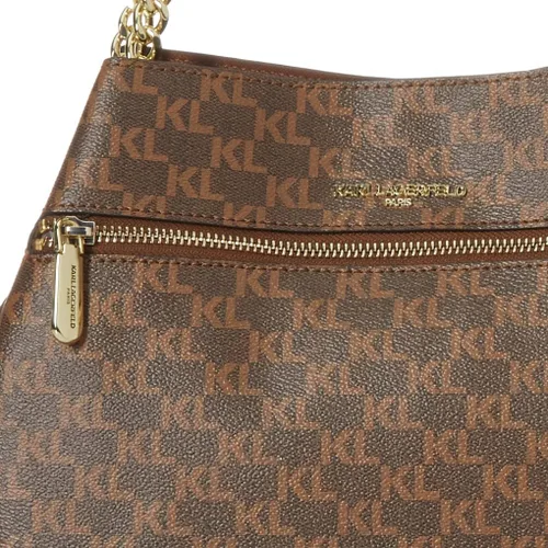 Miniatura 3 de Karl Lagerfeld Paris Bolso Hobo para mujer, WtBk Multi, talla única de EE. UU, WtBk Multi