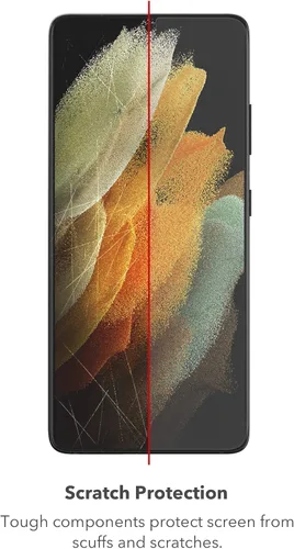 Miniatura 4 de ZAGG InvisibleShield GlassFusion+ - Protector de pantalla de vidrio híbrido - Hecho para Samsung GS21 (6.2") - Compatible con fundas