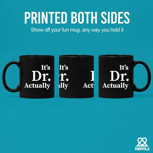 Miniatura 3 de Taza de cerámica con texto en inglés "It's Dr Actually Doctorate", regalo de graduación para estudiantes de doctorado, doctorado, nuevo médico, taza