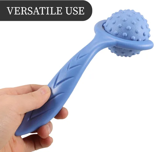 Miniatura 4 de Masajeador de rodillo de mano con estimulación de punto de acupuntura para relajación muscular de cuerpo completo, barra de masaje portátil de yoga