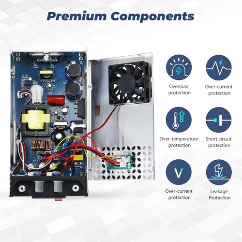 Miniatura 4 de Convertidor de CA a CC Fuente de alimentación de 48 V CC ajustable 0-48V 0-12.5A SMPS Max 600W Fuente de alimentación conmutada para tira LED, bomba
