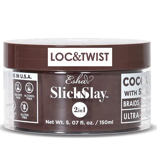 Miniatura 9 de Esha Slick N Slay Gel para Trenzar – Gel Hidratante, Acondicionador y Brillante de Sujeción Ultra Extrema 3-en-1 para Cabello – Gel de Fijación