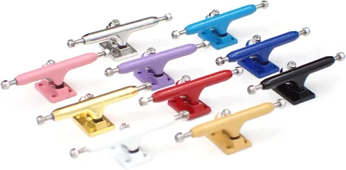 Miniatura 9 de SPITBOARDS Diapasón Pro Trucks de 1.339 in, tuercas de bloqueo reales, bujes de uretano con junta tórica de goma, suspensión optimizada, ancho 1.339