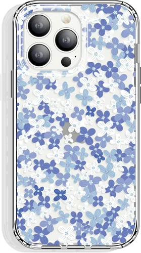 Miniatura 48 de GYZYA Funda transparente para iPhone 14 y iPhone 13 de 6.1 pulgadas con diseño de patrón, funda protectora delgada de TPU + parachoques a prueba