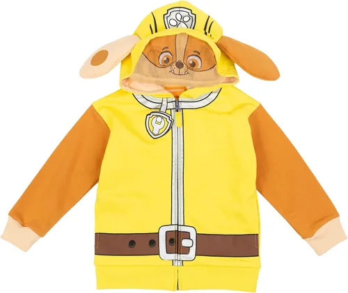 Miniatura 4 de Paw Patrol Rubble Chase Skye Sudadera Pullover con Capucha de Forro Polar con Cremallera de Niño Pequeño a Niño