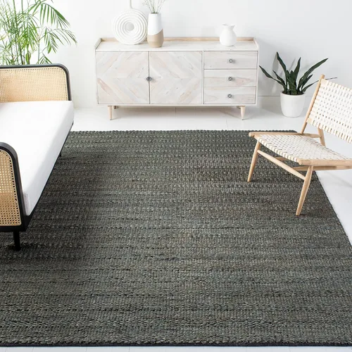 Miniatura 15 de SAFAVIEH Natural Fiber Collection - Alfombra decorativa de 2 x 3 pies, color lejía, yute hecho a mano, diseño trenzado tejido, ideal para entrada