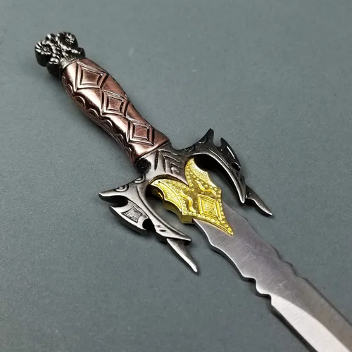 Miniatura 7 de Espada corta Fantasy Darkness de 17 y 10 pulgadas. Espada corta de hoja fija. Para colecciones, regalos