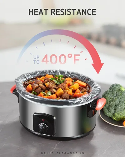 Miniatura 5 de Syntus Revestimientos para ollas Crock, 20 unidades de 10.5 x 17.5 pulgadas de tamaño pequeño para ollas de 1 a 3 cuartos de galón, bolsas de cocina