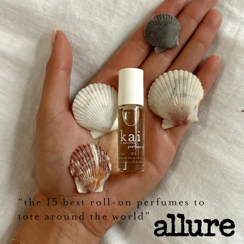 Miniatura 4 de kai Aceite de perfume: un aroma fresco, hermoso y ligero de gardenia envuelto en exóticos blancos, perfume roll-on de 1/8 oz de larga duración