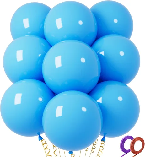 Miniatura 25 de 32 globos grandes de color verde claro de 18 pulgadas, globos redondos de látex grandes para decoración de cumpleaños y boda. C15-verde claro