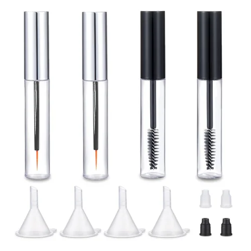 Miniatura 9 de Tubo de rímel vacío y varita delineador de ojos, tubo de rímel de 0.3 fl oz, botella contenedor de pestañas, tubos vacíos y delineadores de ojos