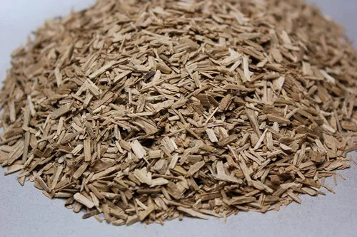 Chips de roble americano de grado pequeño (pantalla) para elaborar cerveza – Tostada ligera – 1 libra – Perfecto para vinos envejecidos, licores,