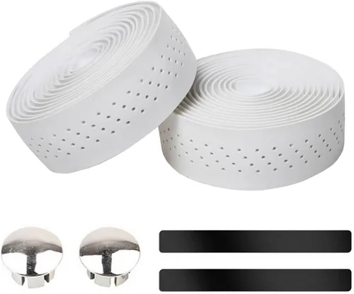 Miniatura 8 de ESUPPORT Cinta para manillar de bicicleta, cinta de manillar de bicicleta de carretera, cinta de mango de cuero, cintas de agarre cómodas