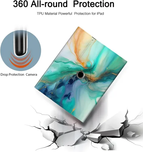 Miniatura 6 de Funda giratoria para iPad Air 5ª generación 2022, iPad Air 4ª generación 2020, iPad Air m2 de 11 pulgadas 2024, para Apple Air 5/4 10.9 y 6ª Noche