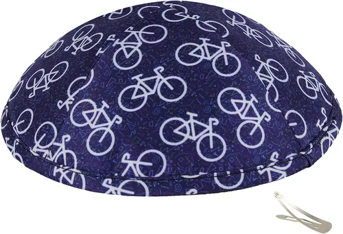 Zion Judaica Sports Kippah - Patrón de pelota para adultos y niños, 6 pulgadas, Skullcap Yamaka para barbat Mitzvah Chuppah boda