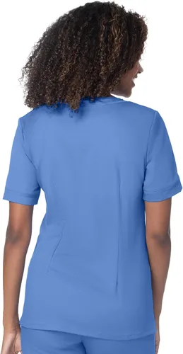 Miniatura 3 de Landau Women's Ultimate Soft Stretch Medical Sweetheart Neck Scrub Top