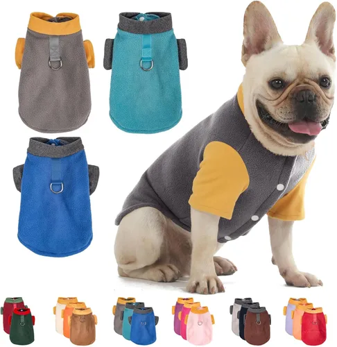 Miniatura 18 de FabriCastle Suéteres pequeños para perros, paquete de 3 prendas para perros y gatos, chaquetas suaves y cálidas para perros XXS XS S y S, disfraces