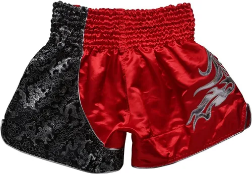 Miniatura 2 de FLUORY - Pantalones cortos de Muay Thai para artes marciales mixtas, kickboxing, entrenamiento, combate en jaula