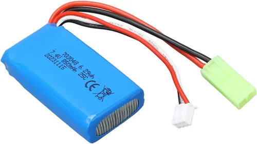 Miniatura 4 de plplaaoo 7.4V 850mAh batería de litio 703048 profesional ligera fuente de alimentación de alto rendimiento para WLToys V912 V262 V333 V353 BQ202 RC