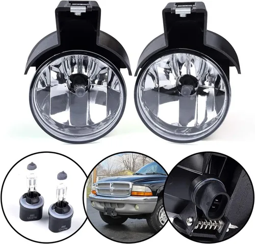 Miniatura 23 de G-PLUS Faros antiniebla con bombillas para el lado del conductor y el pasajero, transparente compatible con Toyota Tundra