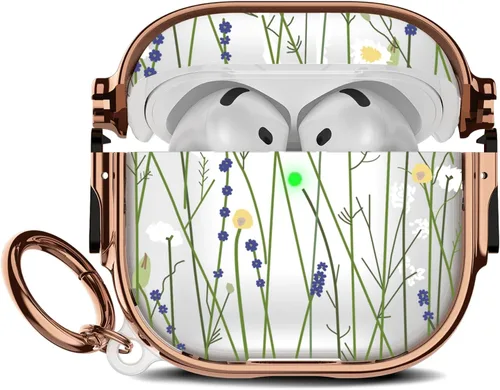 Miniatura 26 de Maxjoy para Funda Linda de AirPods 2 (2019) con Bloqueo de Seguridad, Compatible con Funda de AirPod de 2ª Generación de Mármol para Mujeres