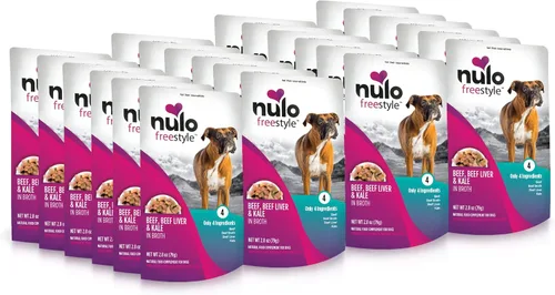 Miniatura 19 de Nulo Freestyle - Comida para perros con carne real de cordero, caballa y algas en caldo, 2.8 onzas (paquete de 24)