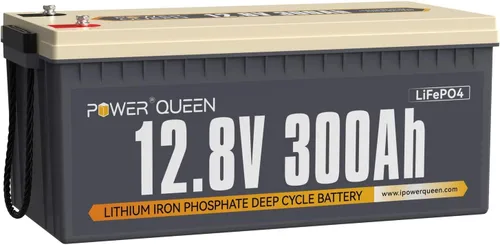 Miniatura 21 de Power Queen Batería LiFePO4 de 12 V 100 Ah, batería de litio del grupo 24, batería de más de 15000 ciclos profundos para caravana con protección BMS