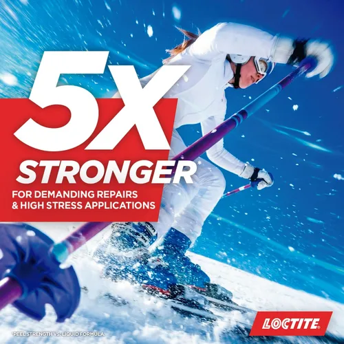 Miniatura 4 de Loctite Super Glue Power Flex Control, gel flexible de superpegamento, superpegamento con fórmula antigoteo para aplicaciones verticales, pegamento
