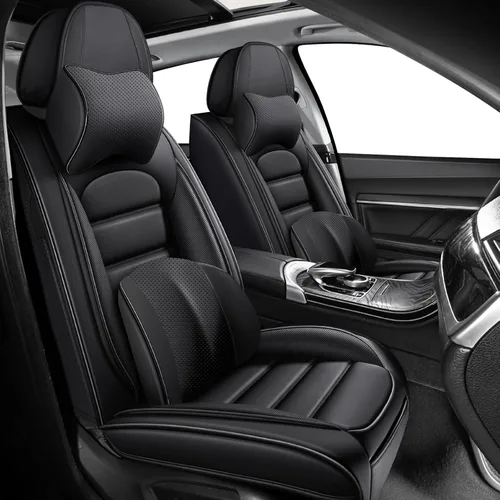 Miniatura 33 de Cubiertas de asiento ILMO para camiones 2009-2026 F150, 2011-2026 F250 F350 XL XLT Super Duty Crew Cab Lariat King Ranch Platinum, protectores