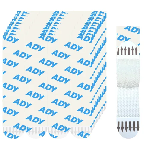 Miniatura 8 de ADY Tiras Colgantes para Cuadros Resistentes 40 Pares, Colgadores de Cuadros Extraíbles Sin Daños, Tiras Adhesivas de Repuesto para Cuarto