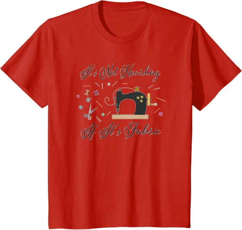 Miniatura 3 de It's Not Hoarding If Its - Camiseta de costura para acolchado, Blanco, S