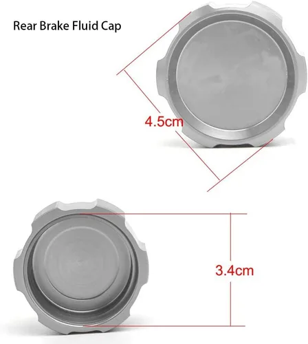 Miniatura 6 de Para Honda CBR1000RR CBR 1000RR 2004-2017 motocicleta CNC aluminio trasero y delantero líquido de freno tapa tapa cilindro cubierta