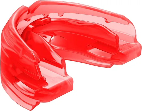 Miniatura 9 de Shock Doctor Protector bucal sin correas para dobles brackets, azul, para jóvenes