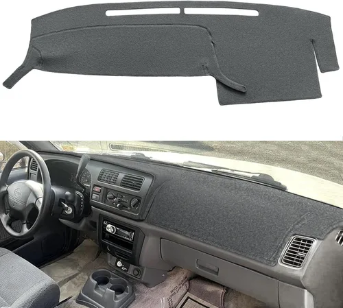 Miniatura 9 de Yiz Funda para salpicadero de ajuste personalizado para Nissan Frontier Xterra 2002 2003 2004 (Negro) J158