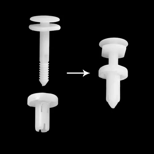 Miniatura 4 de Lantee 10 clips de retención para panel de puerta, repuesto para GM 15960325, apto para Chevrolet Suburban Blazer Tahoe, apto para Chevrolet y GMC
