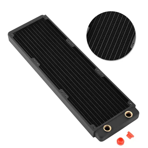 Miniatura 5 de Radiador de cobre disipador de calor para computadora intercambiador de calor líquido de refrigeración por agua con exquisita mano de obra, cobre