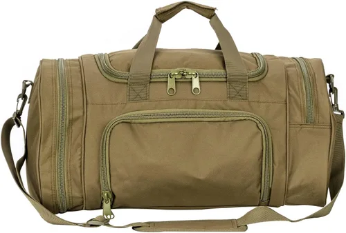Miniatura 8 de Bolsa táctica militar para gimnasio al aire libre, pequeña bolsa de lona con compartimento para zapatos para deportes, viajes, camping, caza