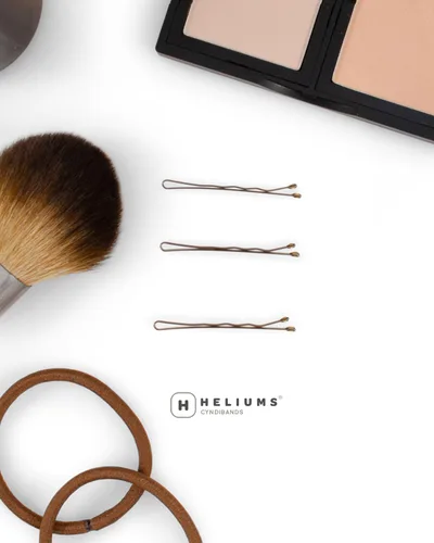 Miniatura 8 de Minihorquillas Heliums - Rubio Ceniza - Paquete de 40, horquillas pequeñas de 1.5 pulgadas para cabello fino y niños
