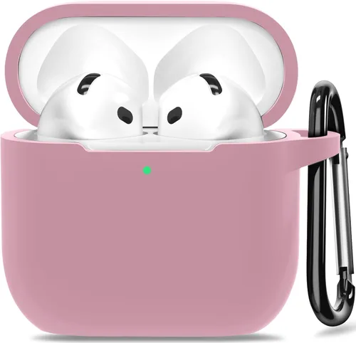 Miniatura 17 de Funda para AirPods 4, funda de silicona compatible con Apple AirPods de 4ª generación, color rojo