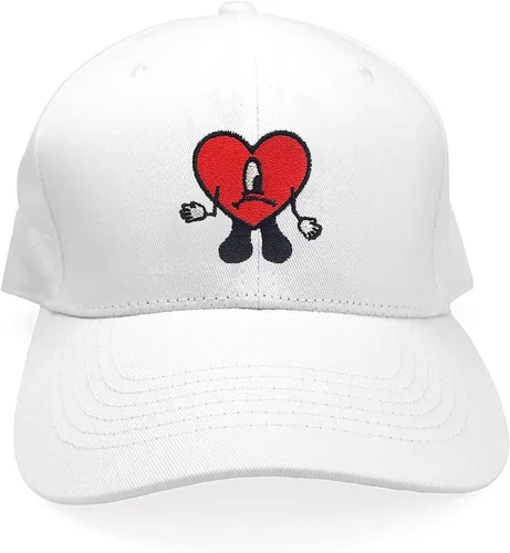 Miniatura 4 de Gorro de béisbol de algodón con diseño de conejo de Bad Rabbit Reggaeton Happy Easter unisex bordado ajustable