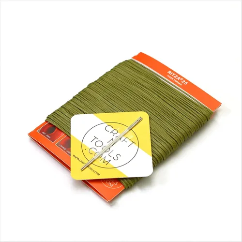 Miniatura 8 de Amber Glow RITZA 25 Tiger Thread for Leather Craft Hilo de tigre encerado Poliéster de 0.047 in