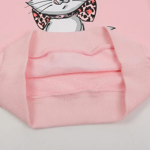 Miniatura 6 de RETSUGO Conjunto de camiseta y leggings con estampado de leopardo, 2 piezas, para niñas, ropa escolar y otoño