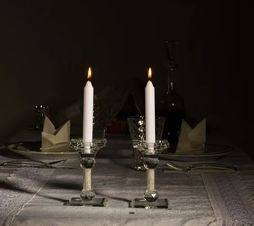 Miniatura 9 de Ner Mitzvah – Velas clásicas color blanco – paquete grande – para Sabbat, mesas de cena, restaurantes, ceremonias y de emergencia – de larga duración