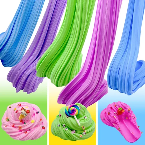 Miniatura 5 de Paquete de 14 kits de slime de mantequilla, suave y antiadherente, regalos de cumpleaños para niñas y niños, recuerdos de fiesta de Pascua